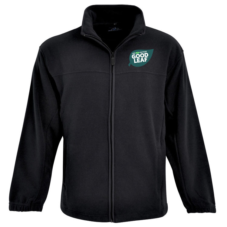 Picture of Fleece Zip Up Black - French